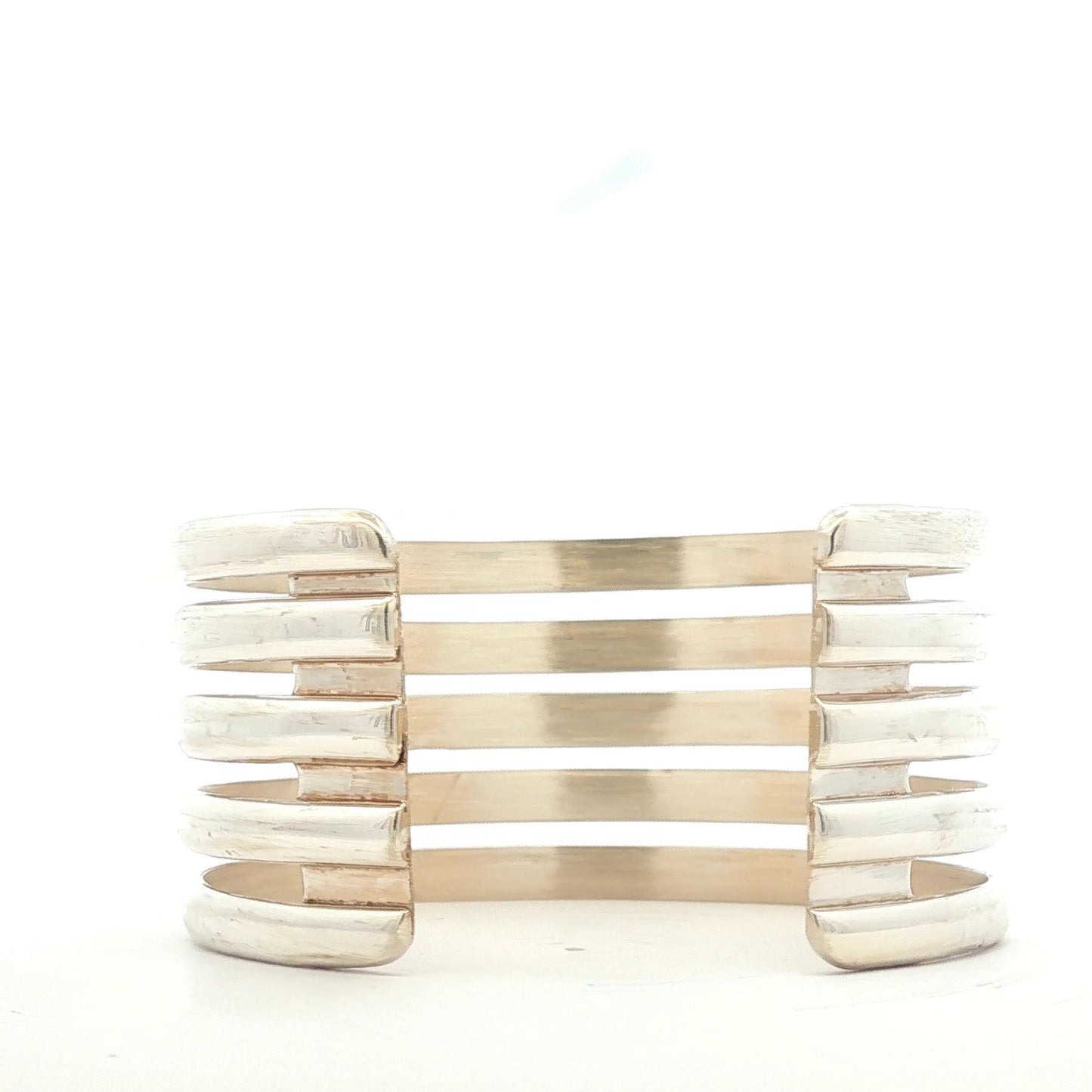 Sterling Banded Cuff Bracelet