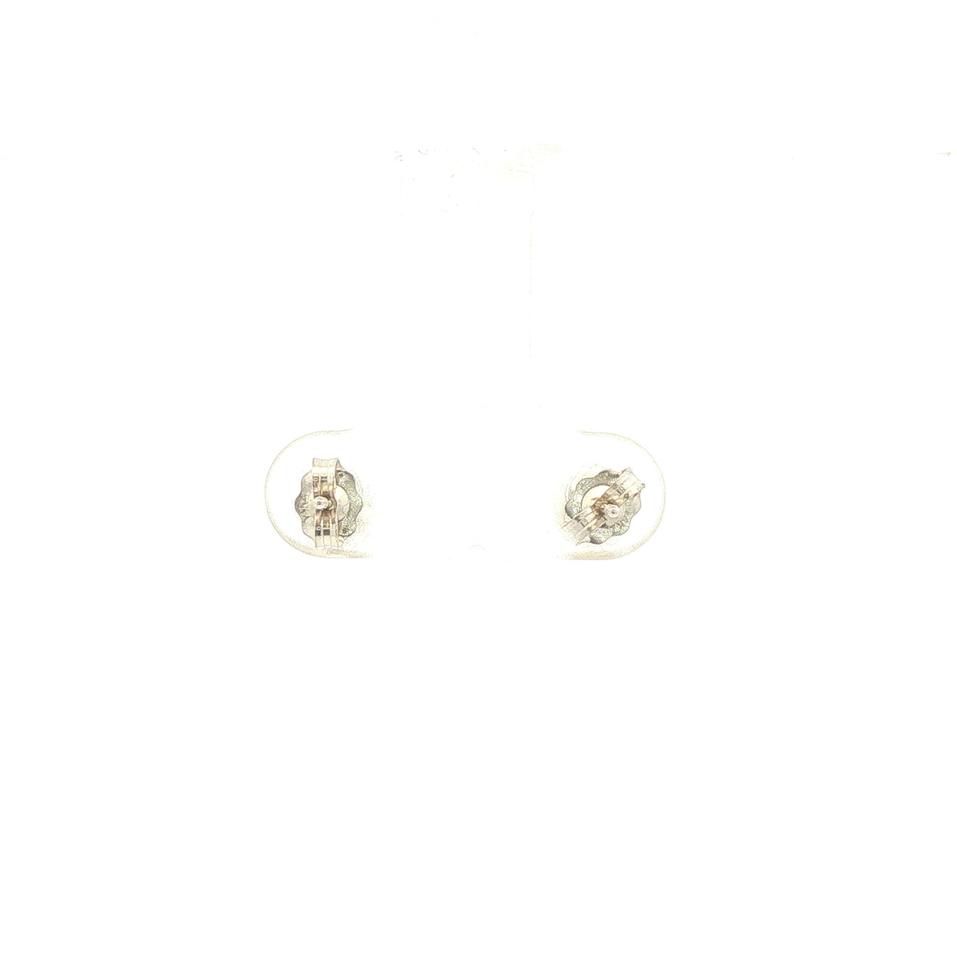 14K White Gold Diamond Earrings 0.75ct Total Weight