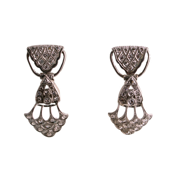 Platinum Diamond Earrings