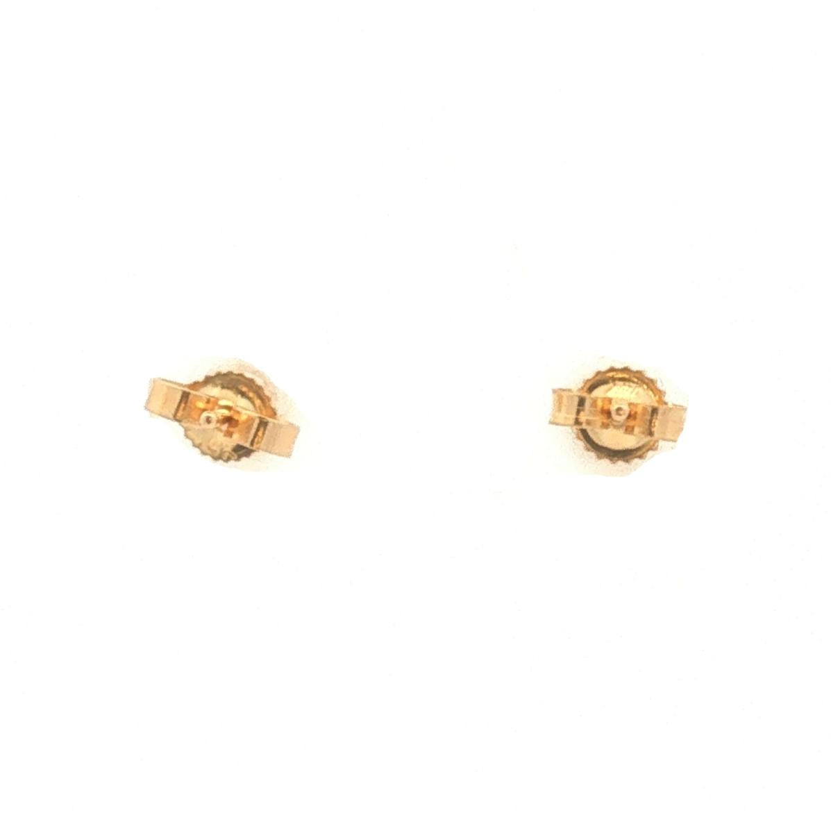 14K Gold Diamond Earrings 0.66ct Total Weight
