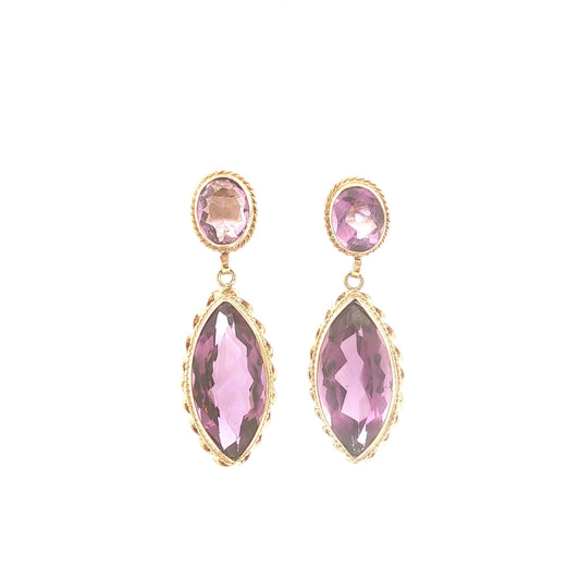 Amethyst Dangle Earrings