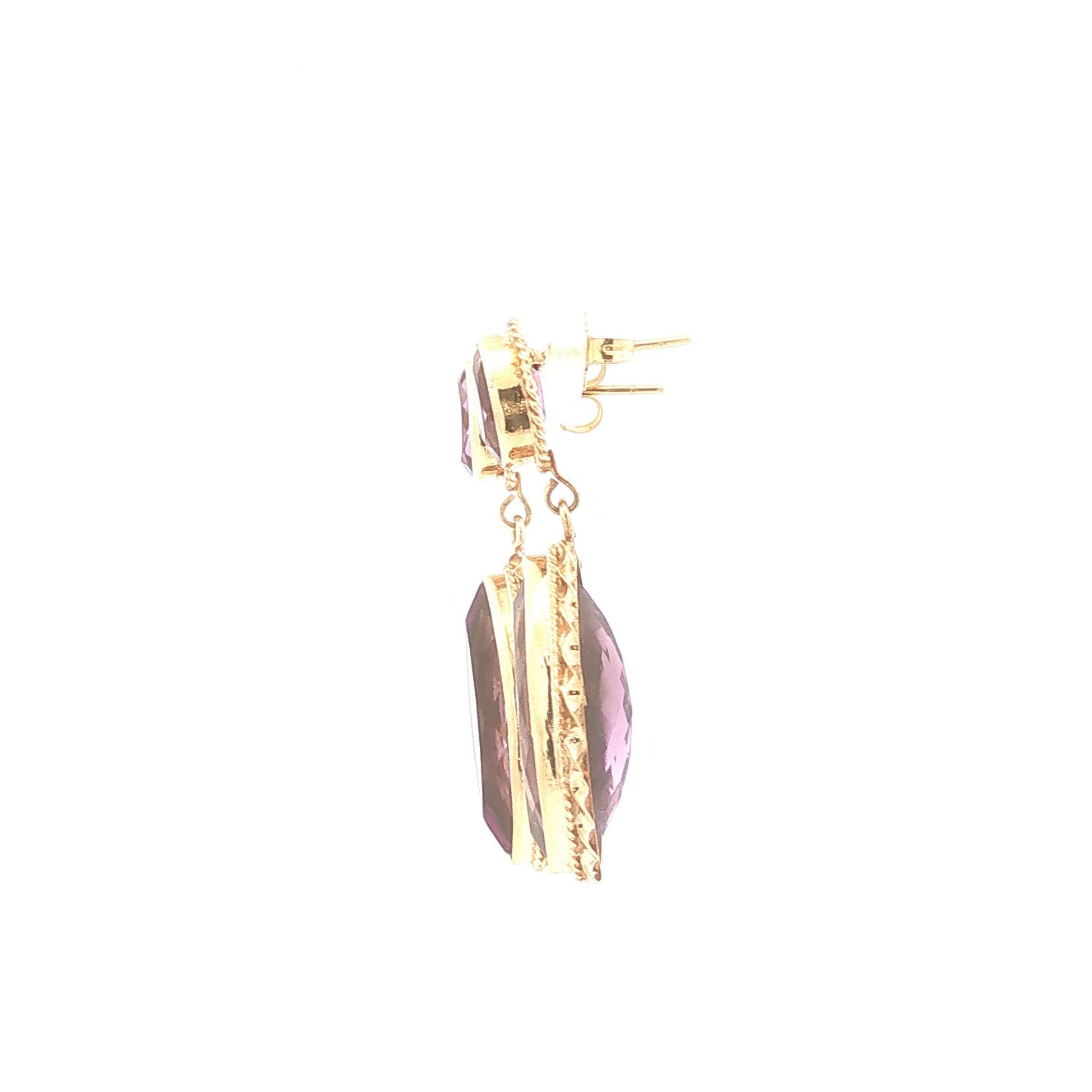 Amethyst Dangle Earrings
