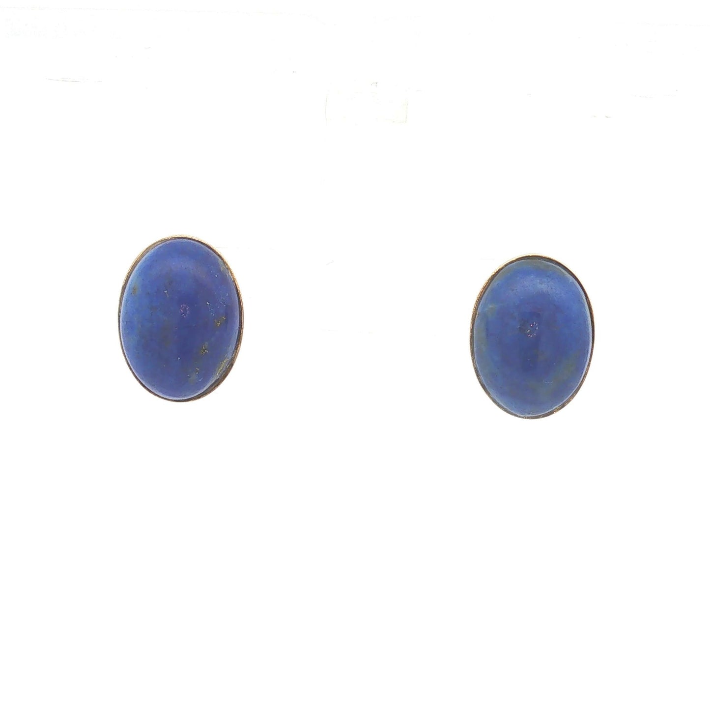 Lapis Cabochon Earrings