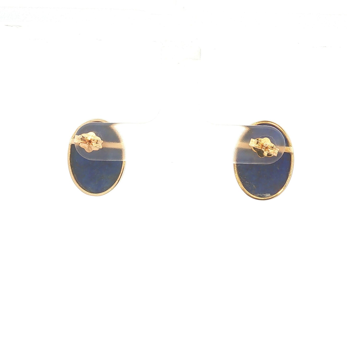 Lapis Cabochon Earrings