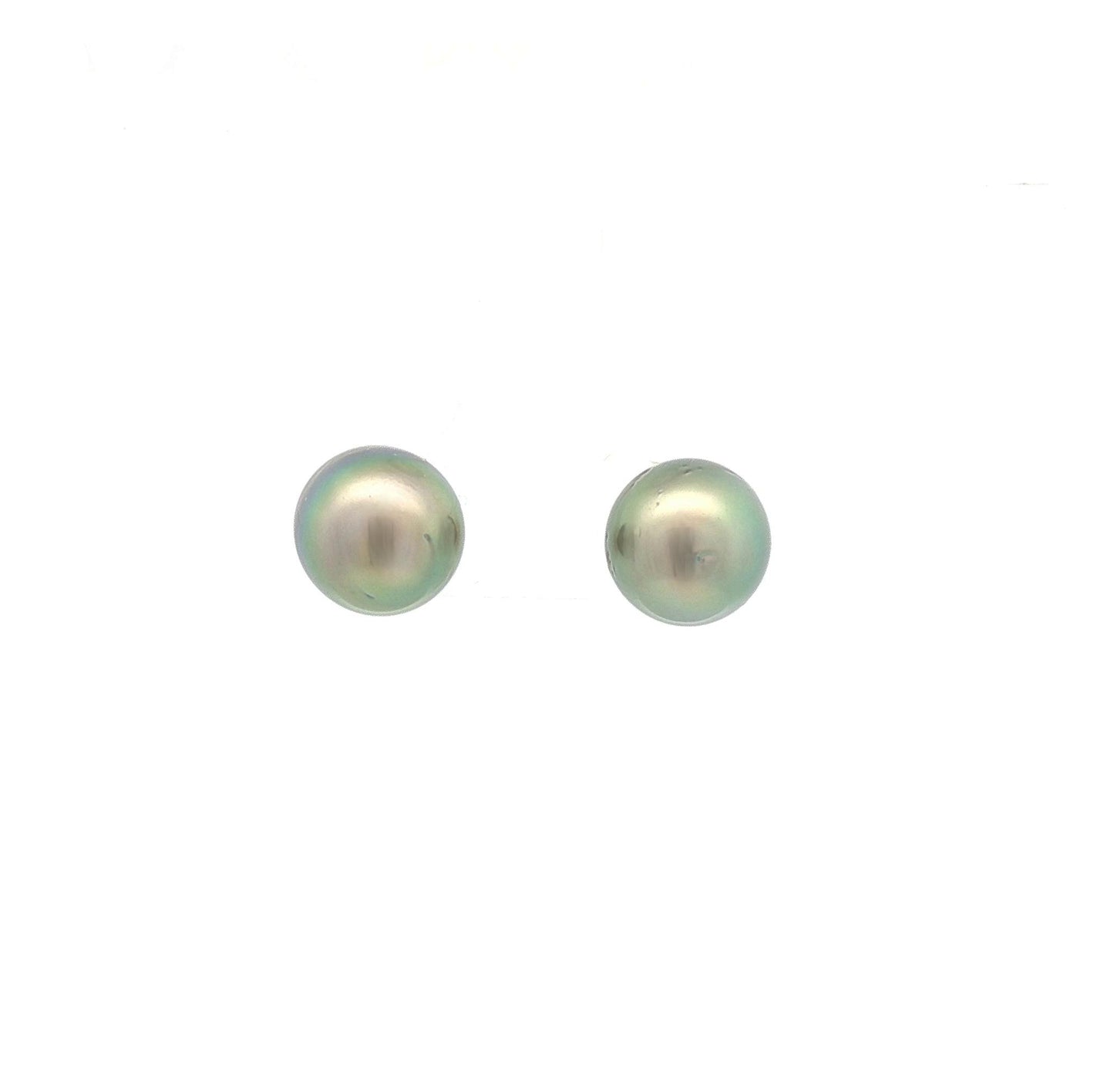 9.5mm Tahitian Pearl Stud Earrings