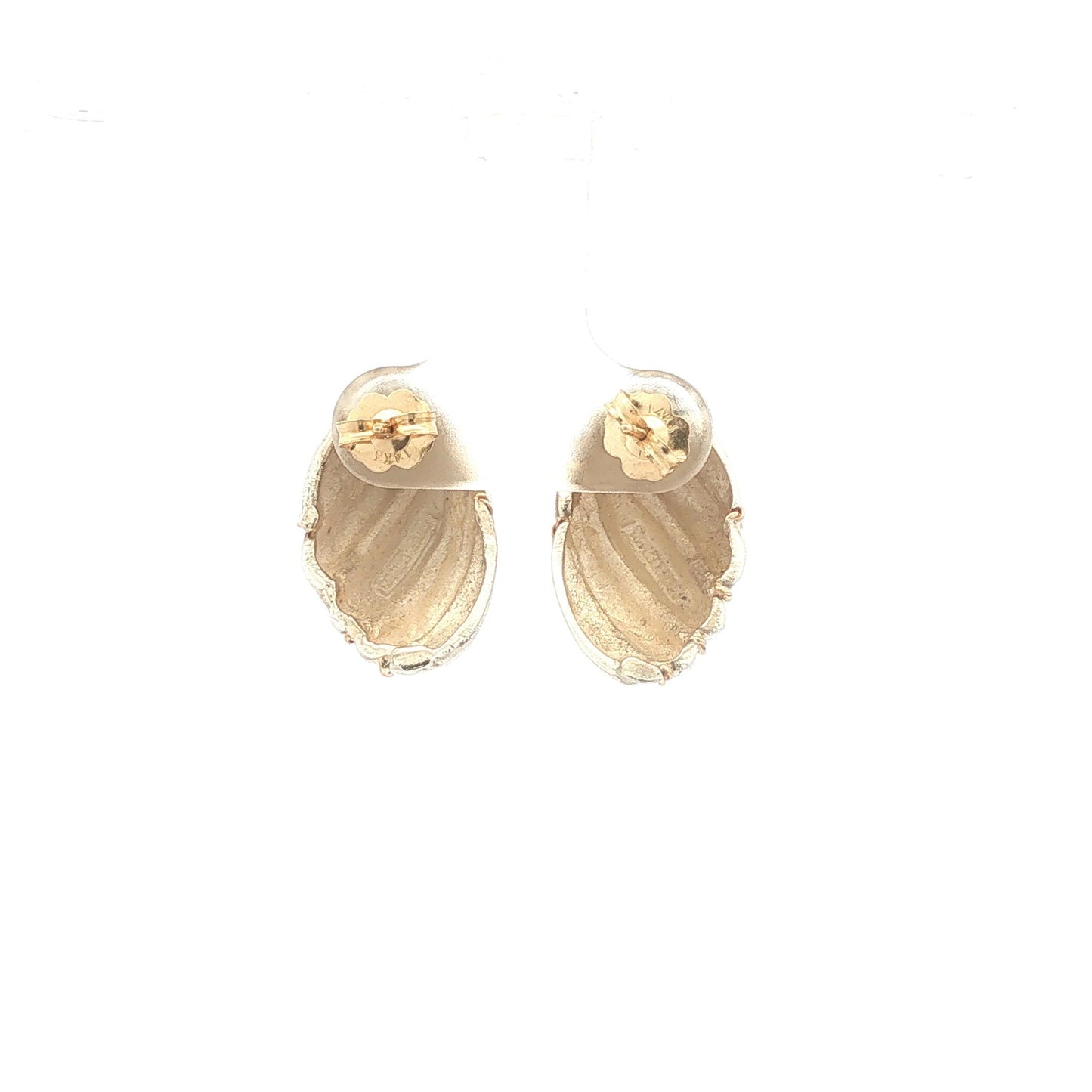 Tiffany & Co Sterling and 14k Gold Shrimp Earrings