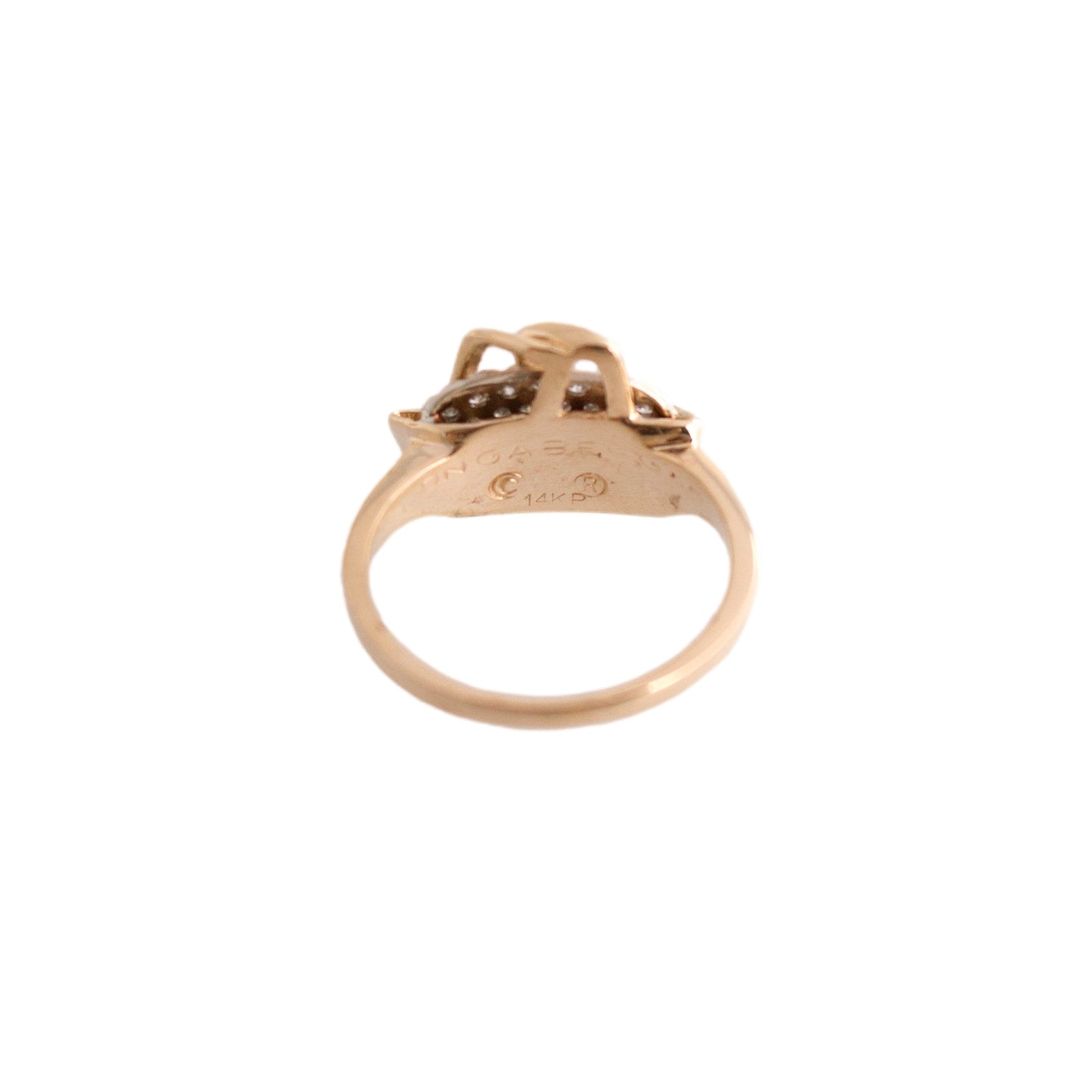 14K Gold Longaberger Basket Ring