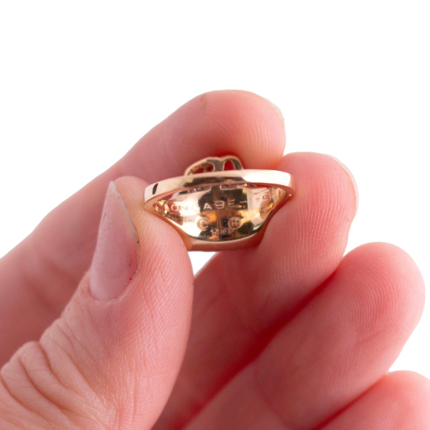 14K Gold Longaberger Basket Ring