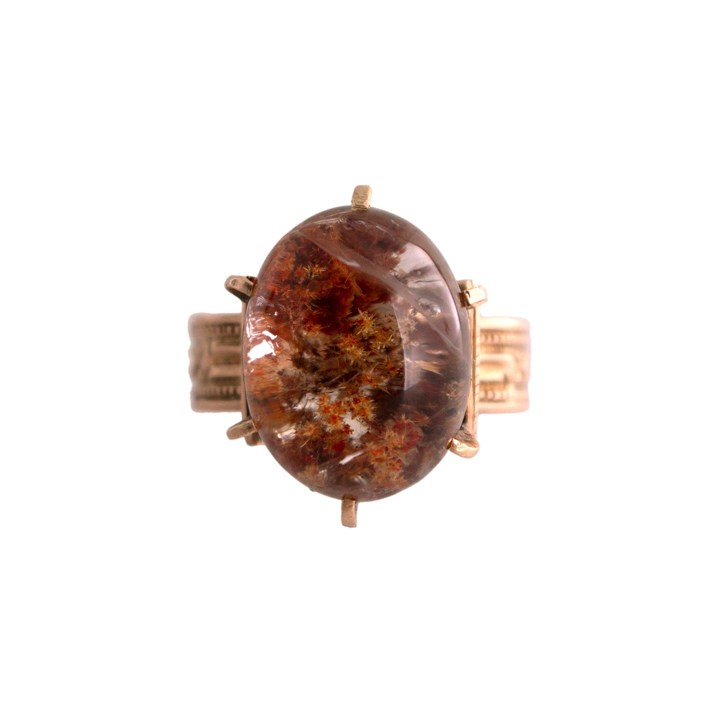 Lodalite in a Victorian Ring Mounting