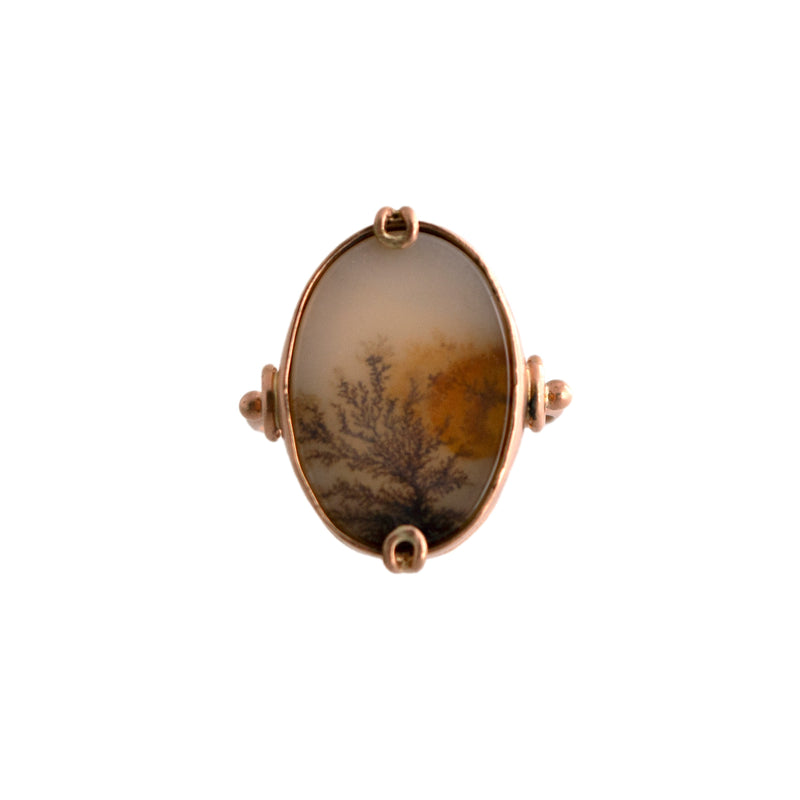 Dendritic Agate Ring