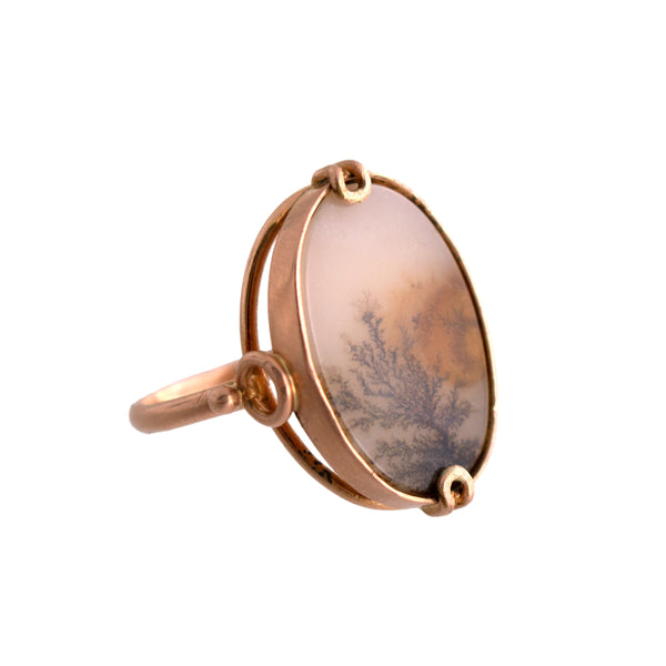 Dendritic Agate Ring