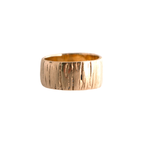 14K Gold Line Detail Band