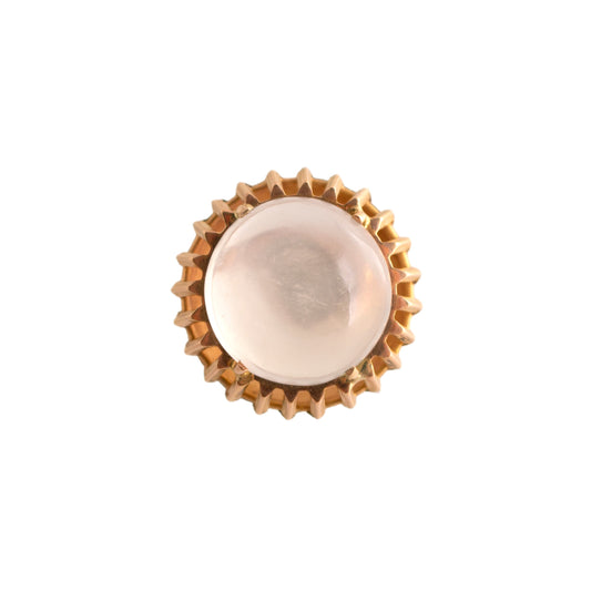 18K Gold Moonstone Ring