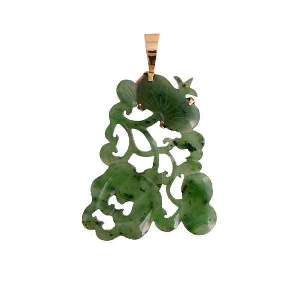 Carved Nephrite Jade Pendant