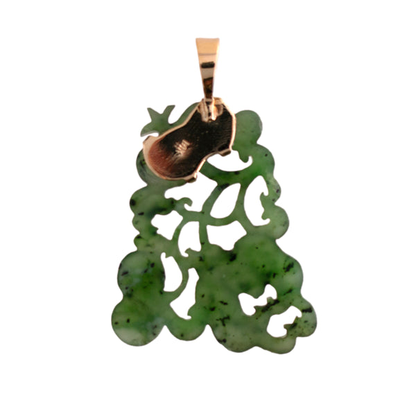 Carved Nephrite Jade Pendant