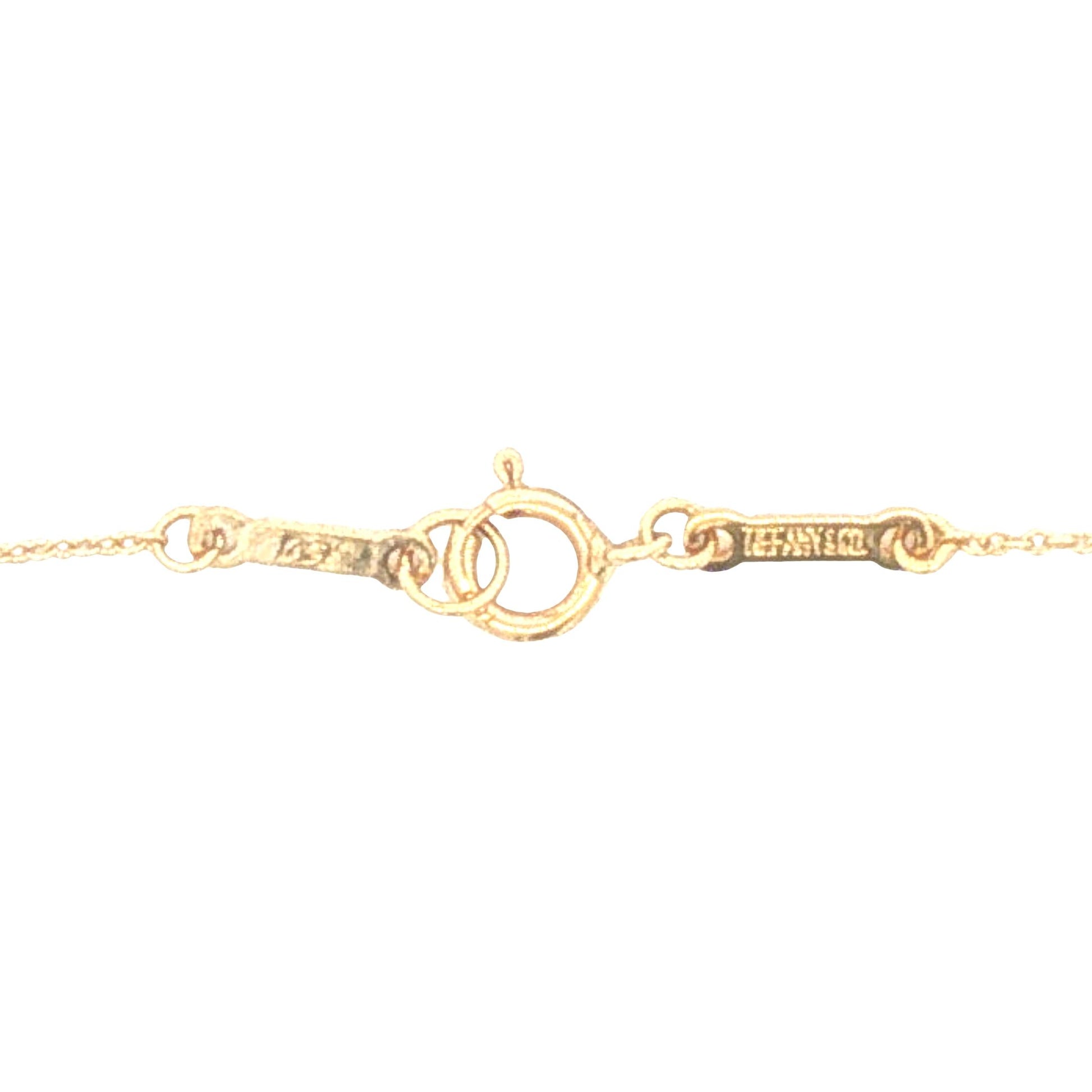 Elsa Peretti for Tiffany & Co 18K Gold Tear Drop Pendant on Chain