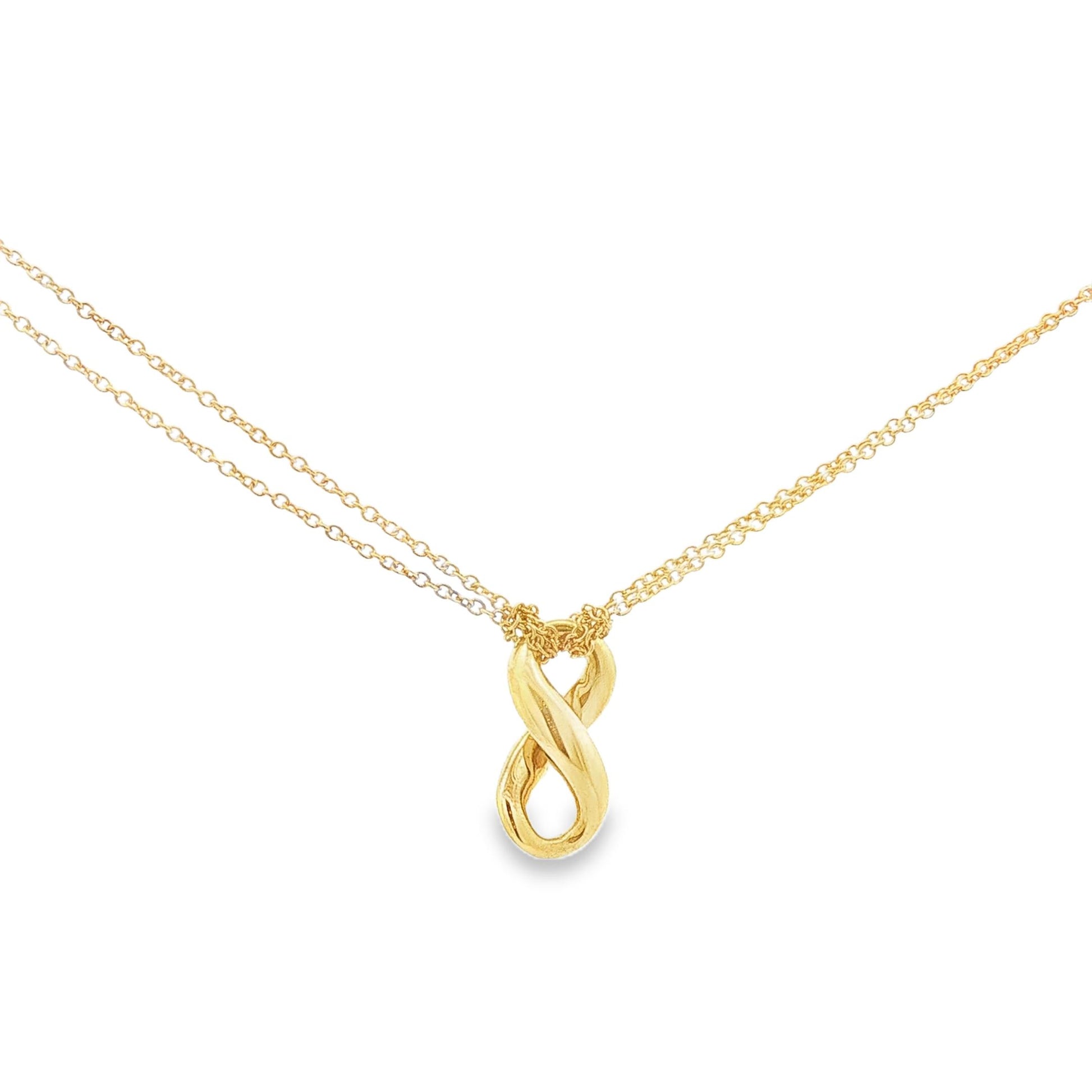 18K Gold Tiffany & Co. Infinity Necklace