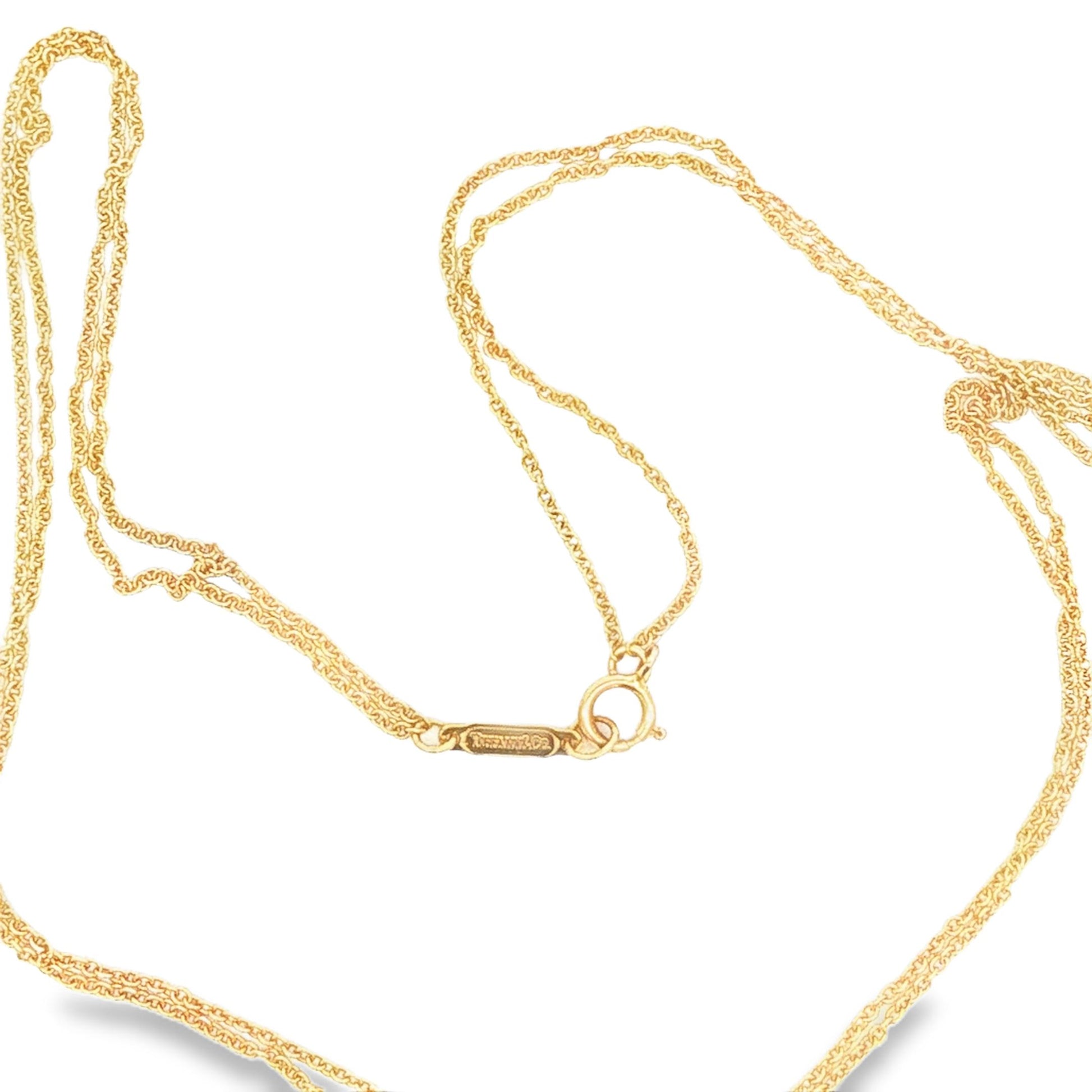 18K Gold Tiffany & Co. Infinity Necklace