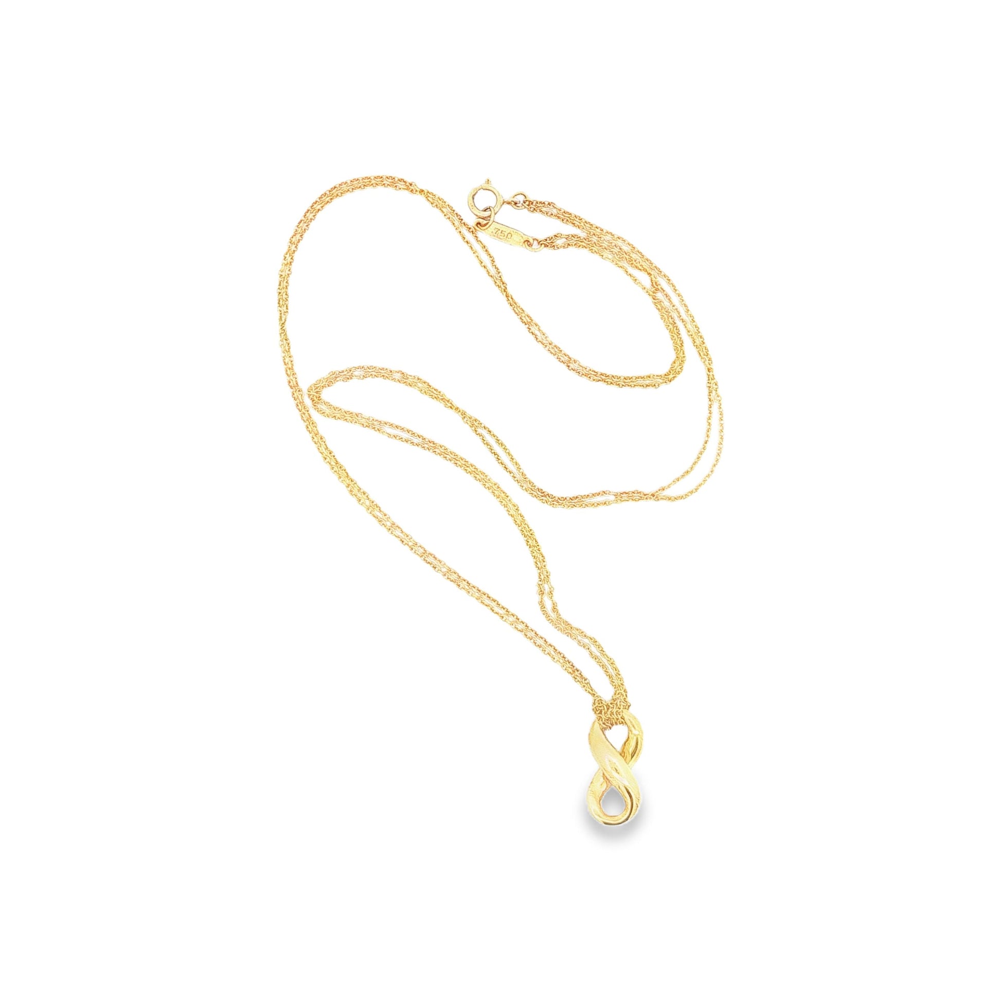 18K Gold Tiffany & Co. Infinity Necklace