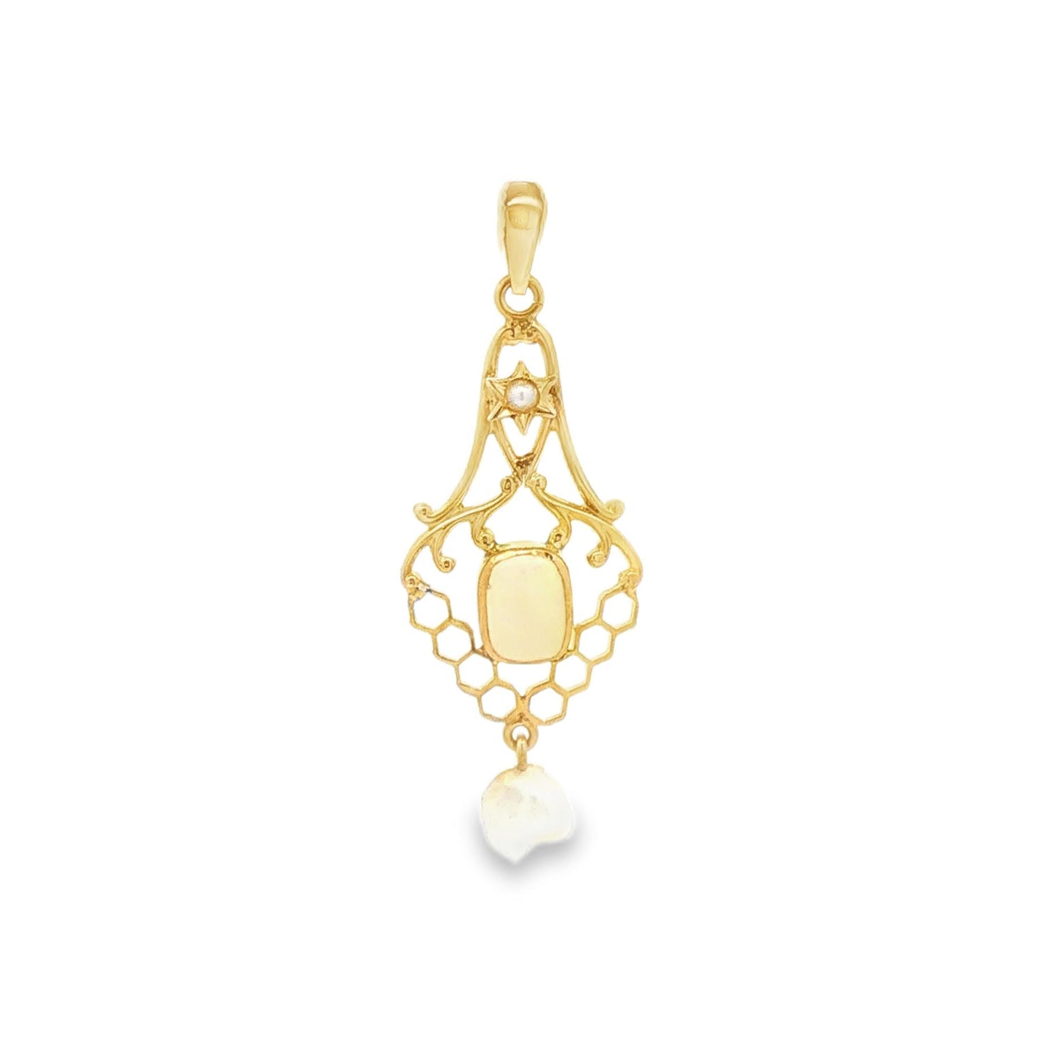 Art Nouveau Star Lavalier Pendant
