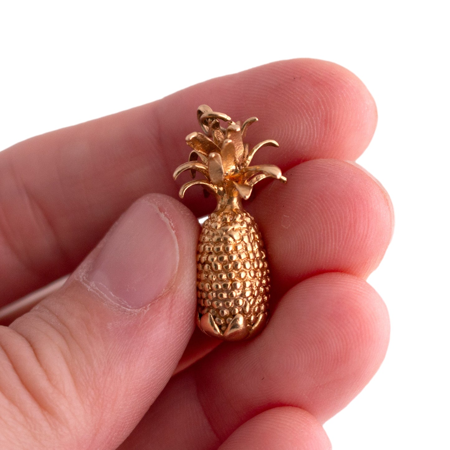 14K Gold Pineapple Charm