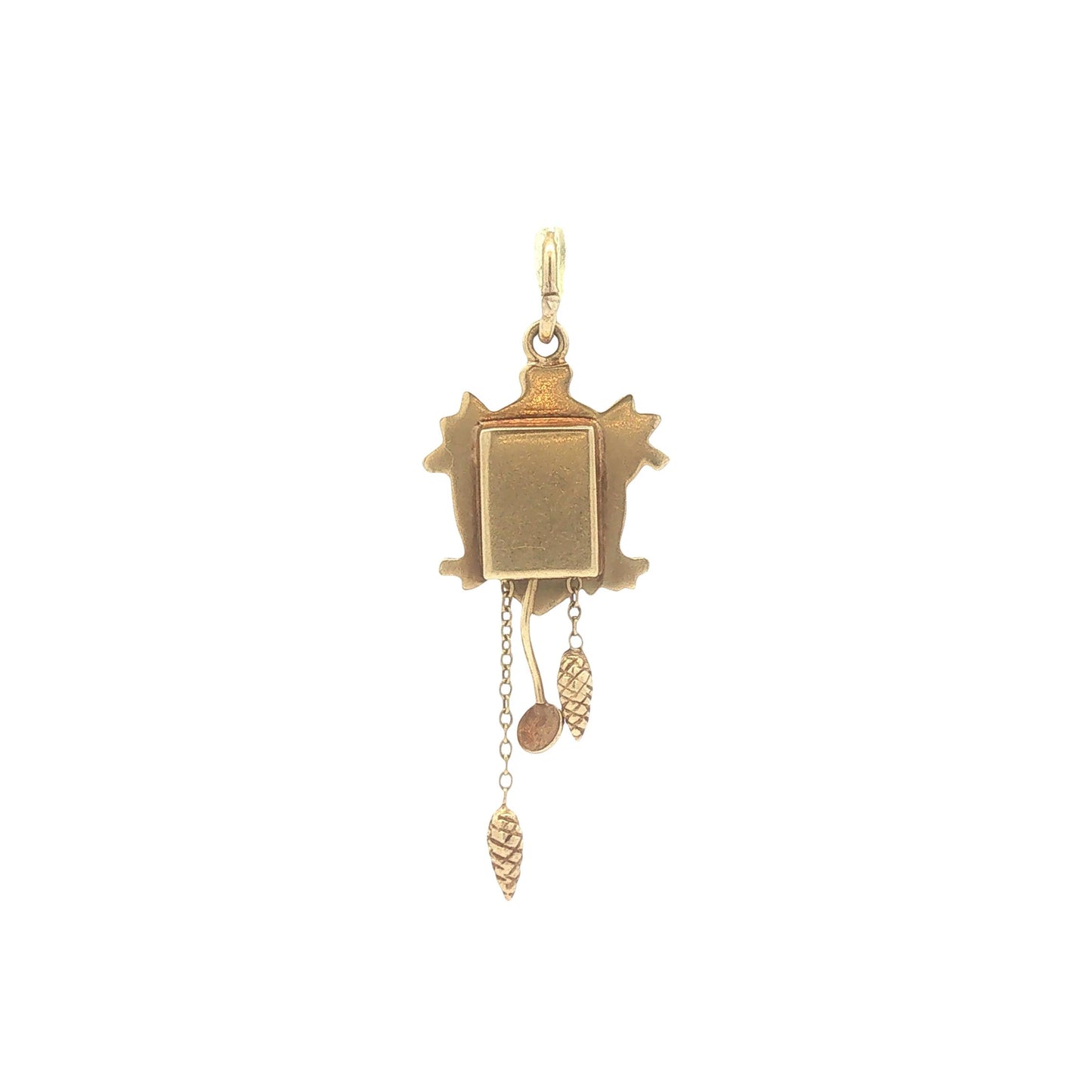 Vintage 14K Gold Cuckoo Clock Charm