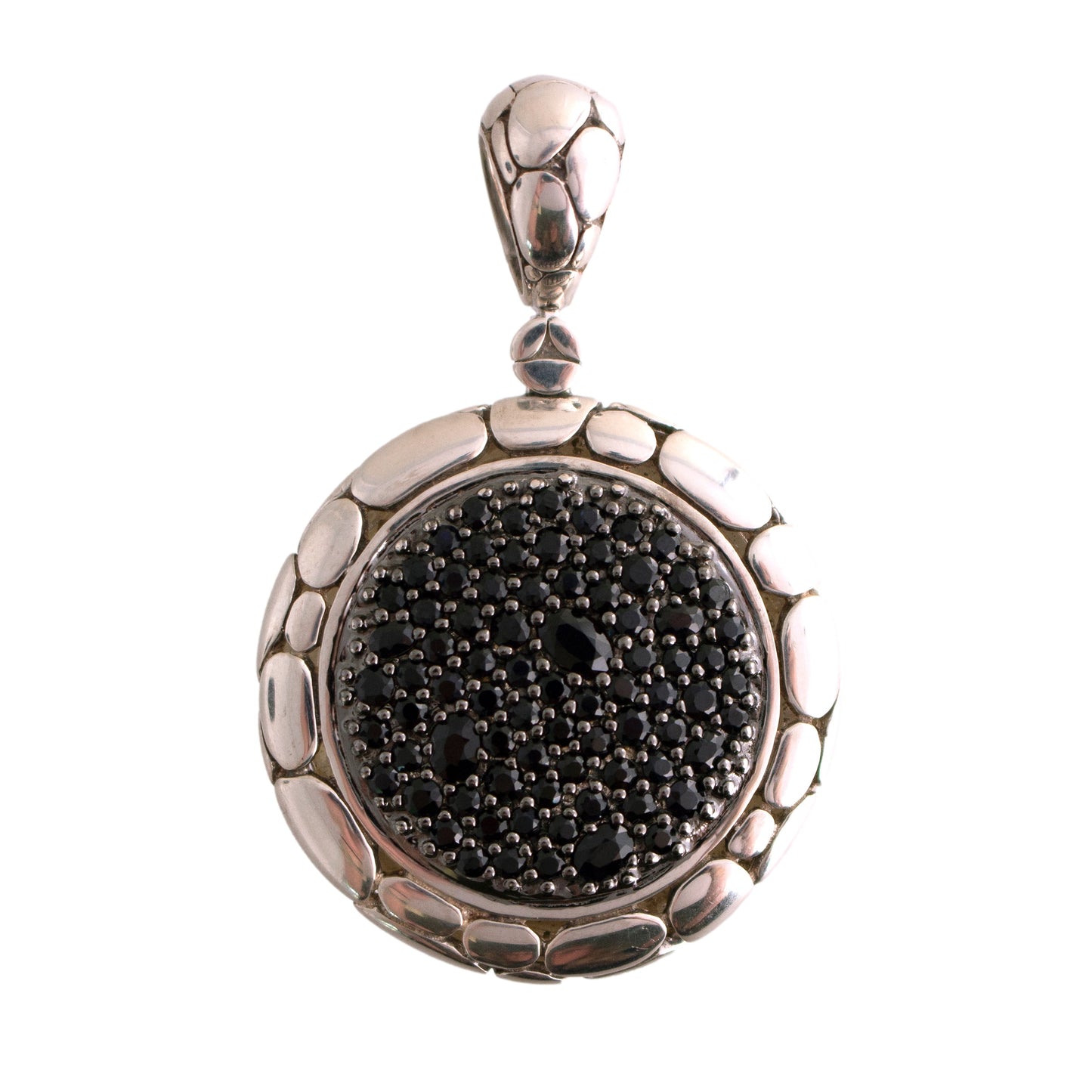 Sterling John Hardy Black Sapphire Pendant