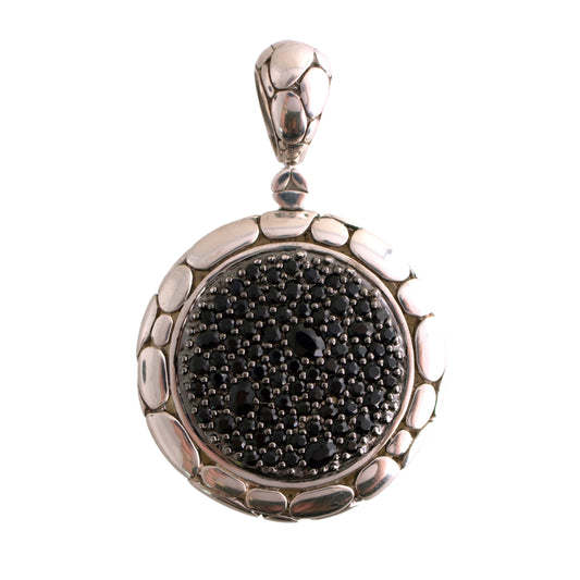 Sterling John Hardy Black Sapphire Pendant