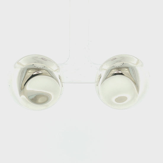 Late 20th-Century Sterling Tiffany and Co Elsa Peretti Earrings