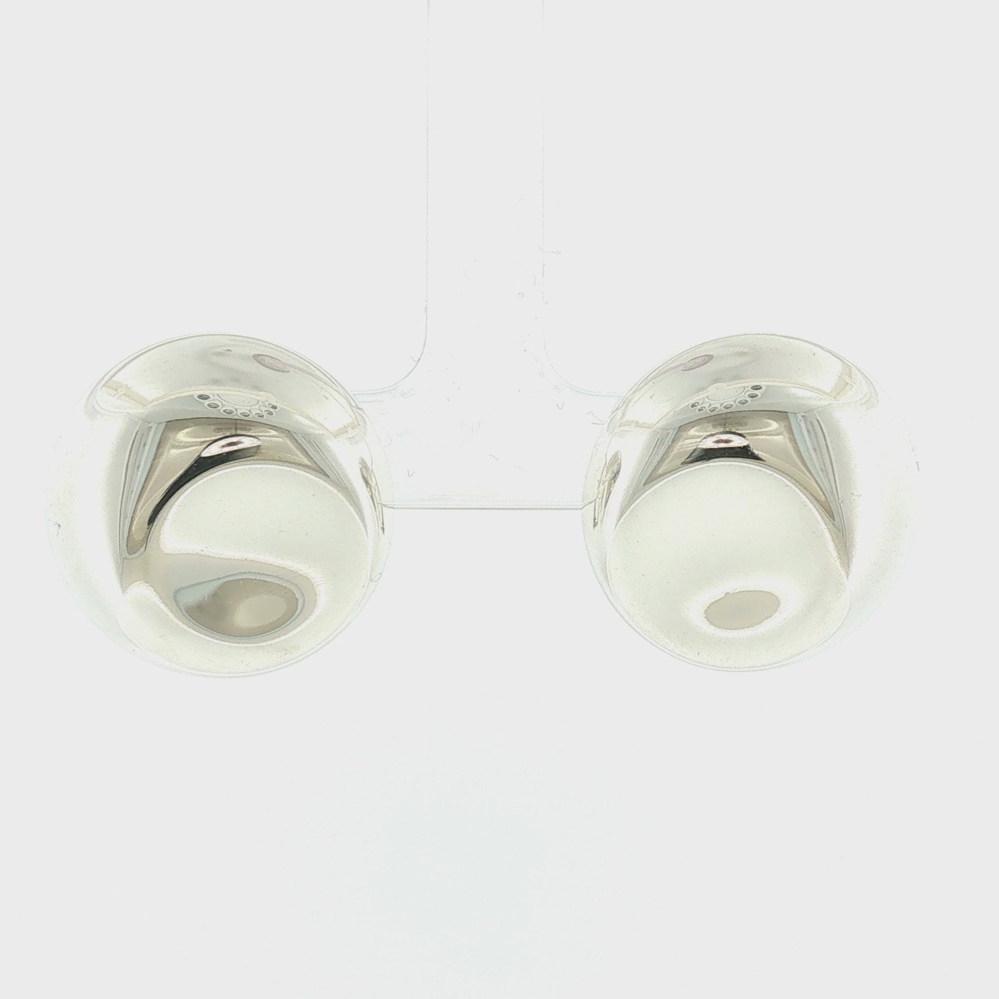 Late 20th-Century Sterling Tiffany and Co Elsa Peretti Earrings