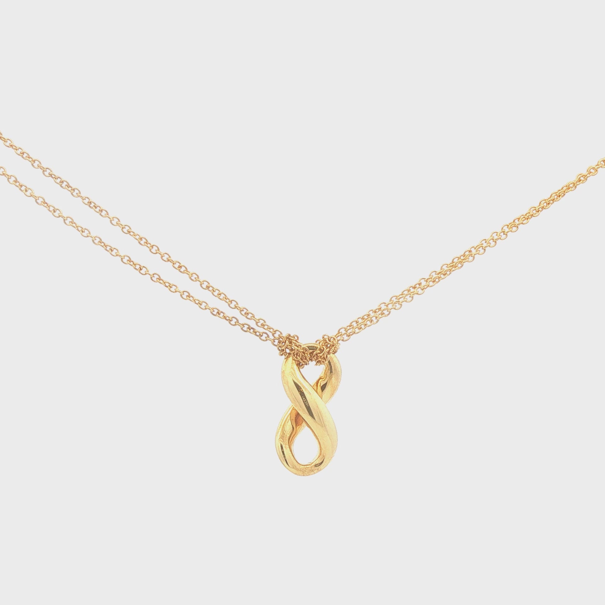 18K Gold Tiffany & Co. Infinity Necklace