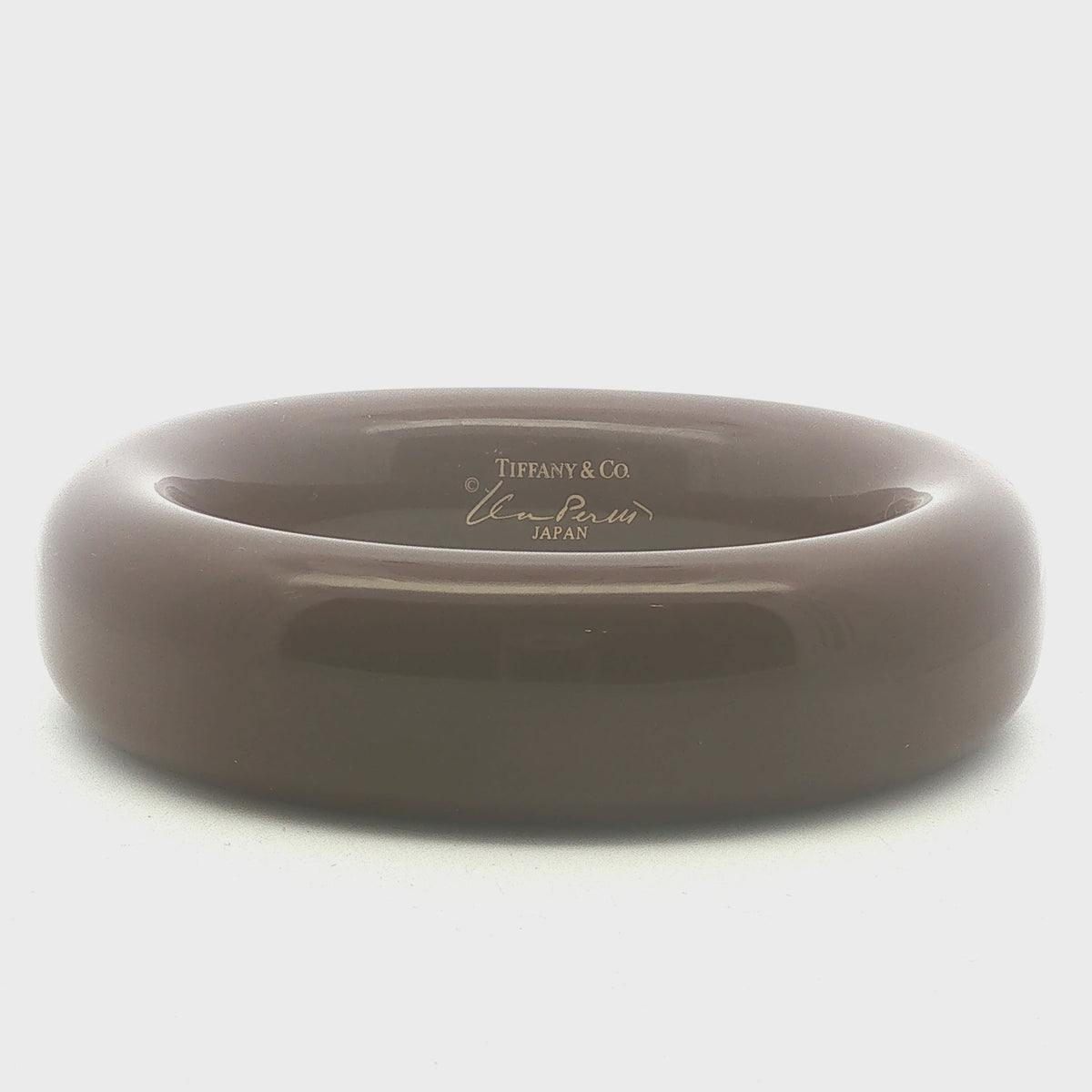 Elsa Peretti for Tiffany and Co. Brown Lacquered Hardwood Bangle