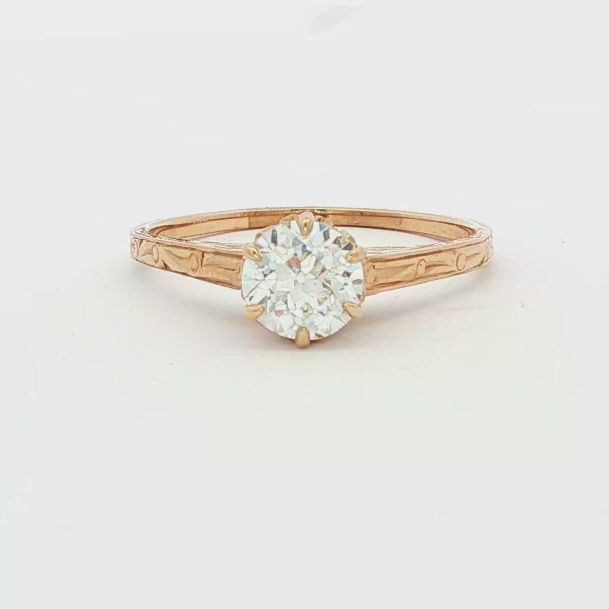 Victorian Old European cut solitaire