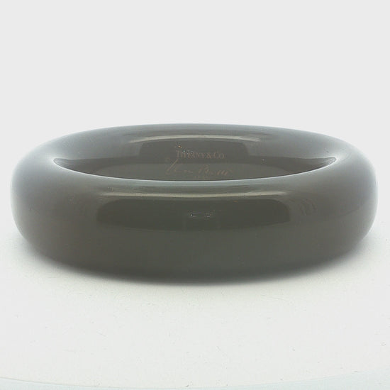 Elsa Peretti for Tiffany and Co. Black Lacquered Hardwood Bangle