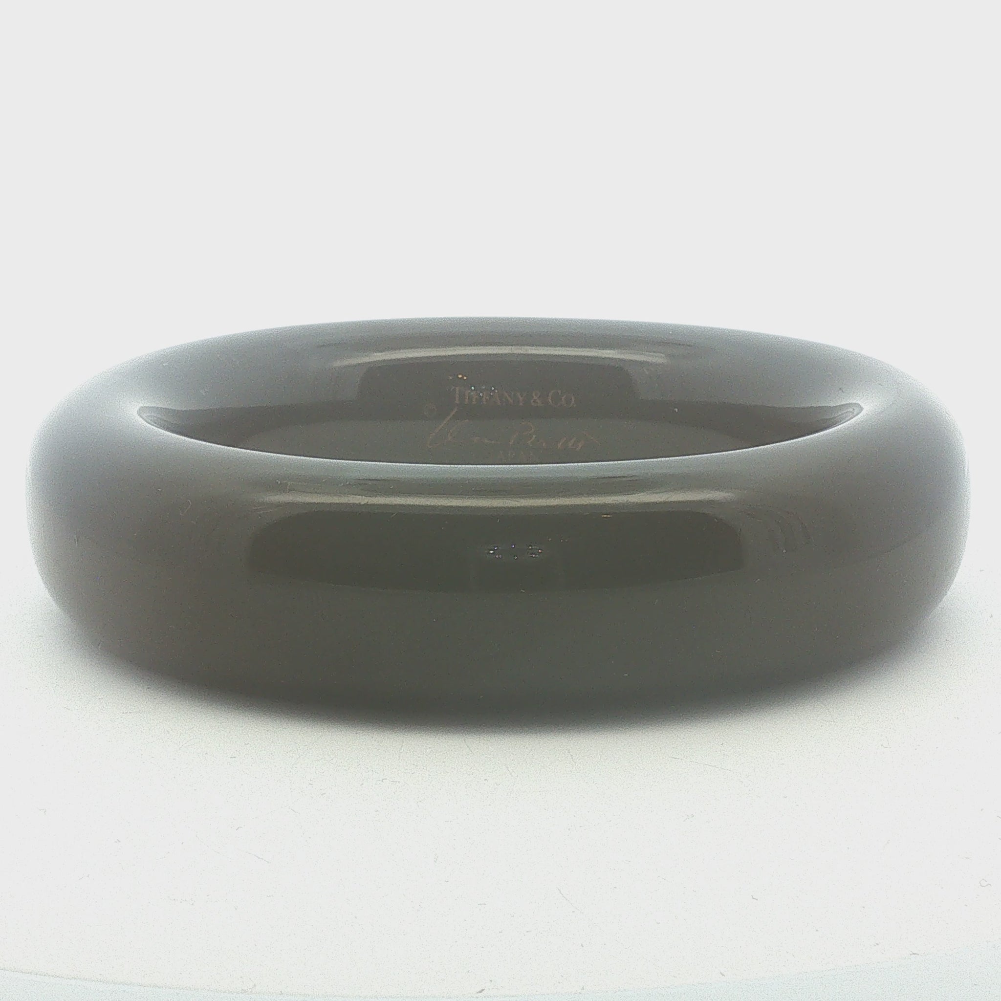 Elsa Peretti for Tiffany and Co. Black Lacquered Hardwood Bangle