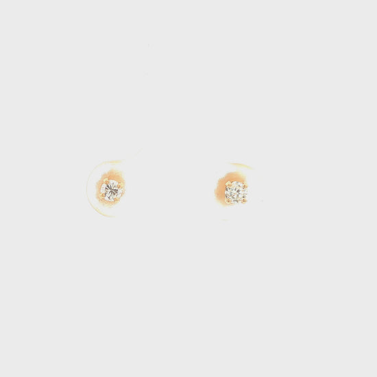 Diamond Stud Earrings 0.16ct Total Weight