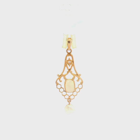 Art Nouveau Star Lavalier Pendant