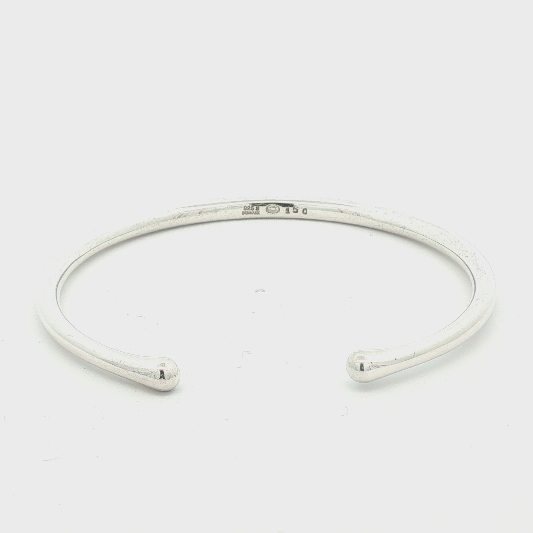 A Vintage Georg Jensen Model #150 Sterling Cuff Bracelet