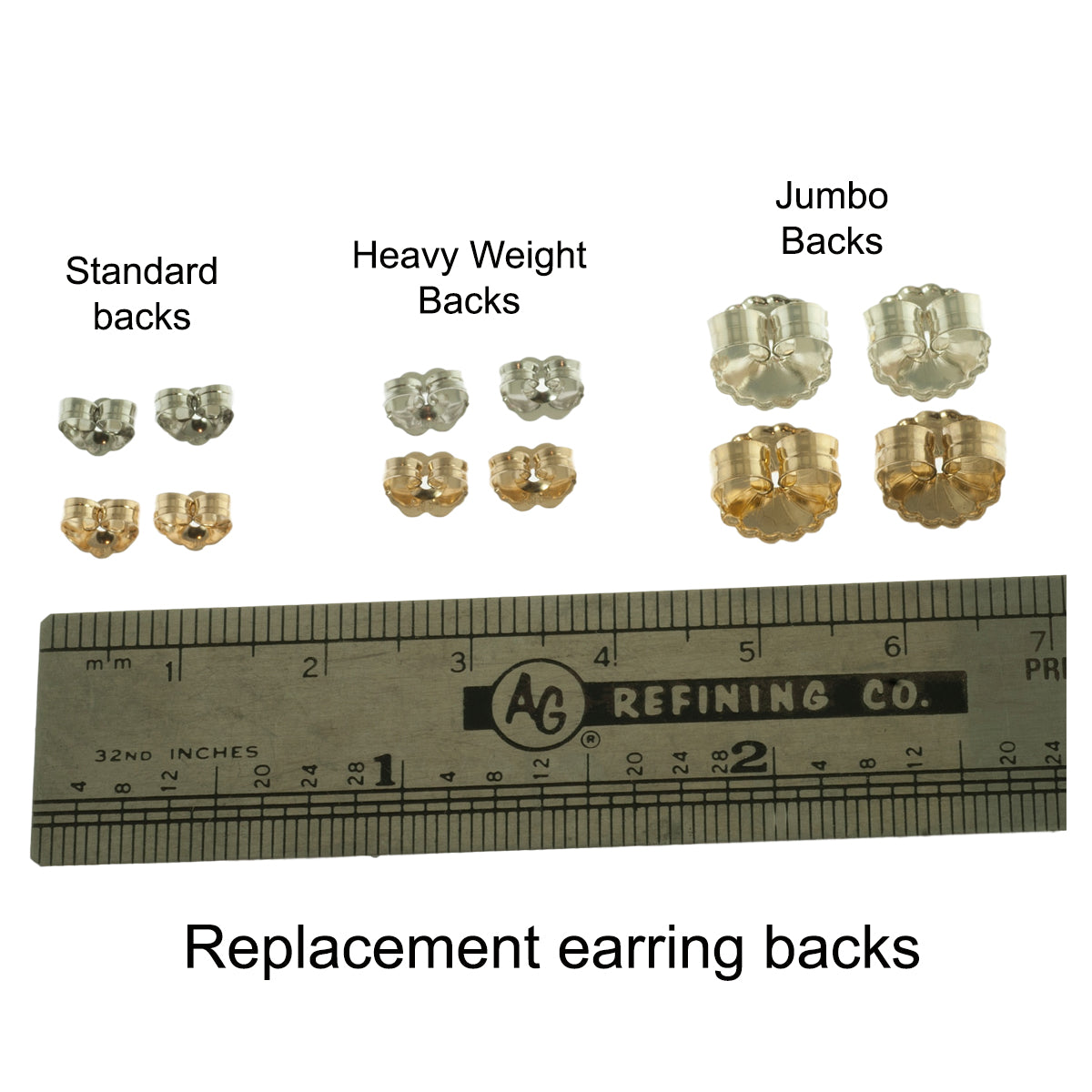 Jumbo earring backs